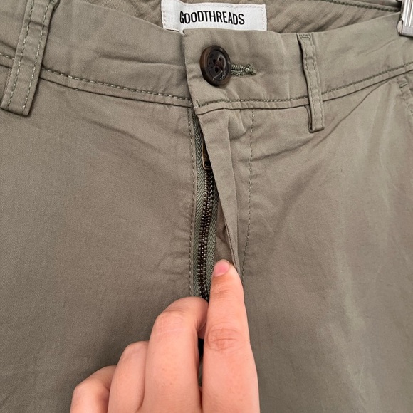 NWT Goodthreads Lightweight Chino Shorts 28 Green - Picture 6 of 14